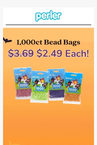 Ends Tomorrow! $2.49 Bead Bag Sale!