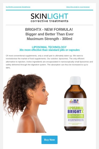 New! Liposomal Skin Brightening Liquid Supplement
