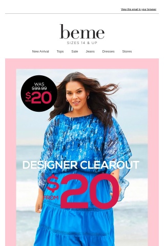 HOT OFFER! $20* Designer Clearout