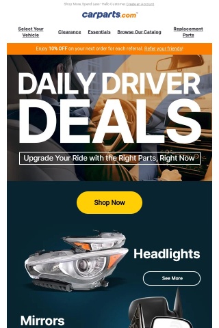 Rev Up Your Ride: Exclusive Daily Driver Deals Await!