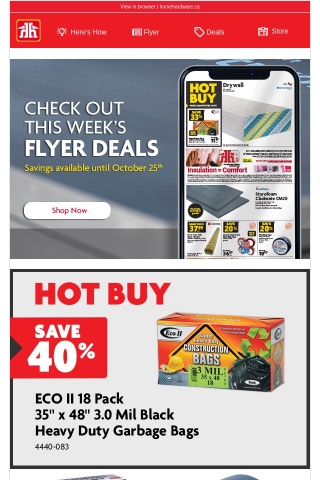 Don't forget to check out your flyer deals