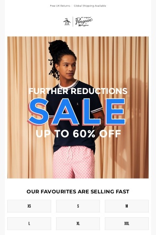 Further Reductions 🚨 Hurry! Up To 60% OFF