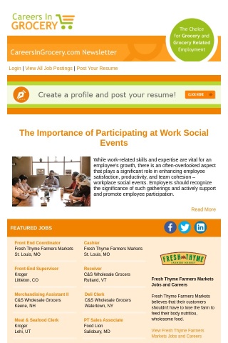 The Importance of Participating at Work Social Events