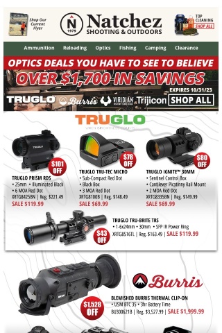 Shop Up to $1,700 Off Optics With Our Deals of the Day!