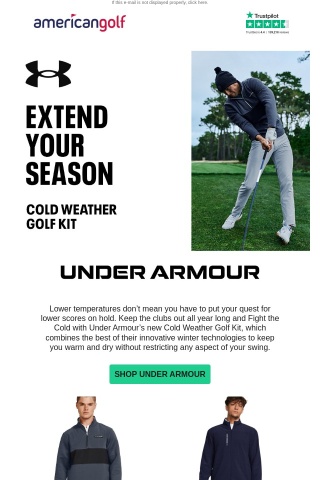Extend your season with NEW Under Armour
