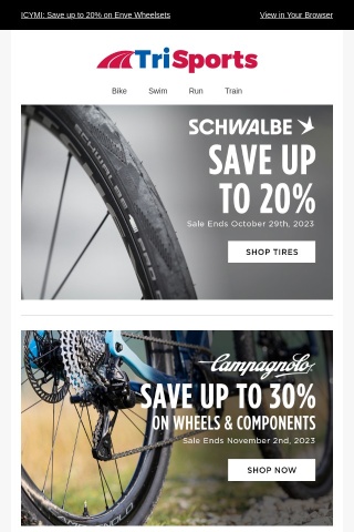 Save up to 20% on Schwalbe Tires