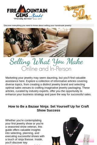 Learn the Art of Selling Handmade Jewelry