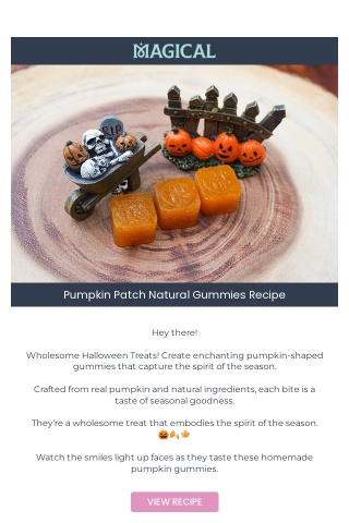 Pumpkin Patch Natural Gummies Recipe 😍