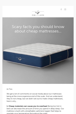 The monster on your bed...