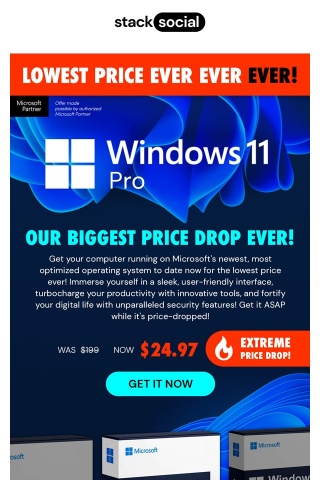 Get Windows 11 Pro on Your PC for $25!! 💻 ⭐️