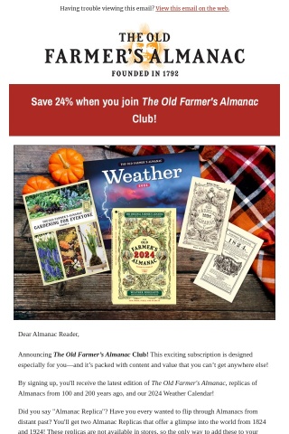 It's finally time: 2024 Almanacs are shipping now! - Save 24%