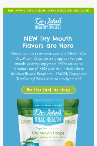 Did you hear? 👀 NEW Dry Mouth Flavors have arrived