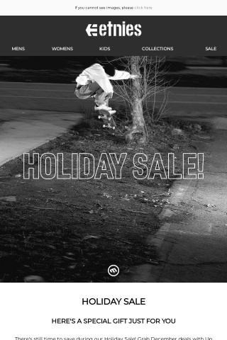 Happy Holidays from etnies 🎁 Here's A Special Gift Just For You