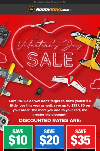 Save more this Valentine’s Day!