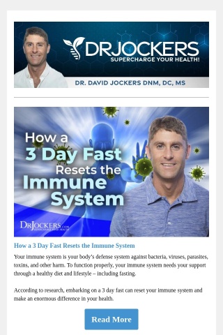 How a 3-Day Fast Resets the Immune System (Amazing Research!)