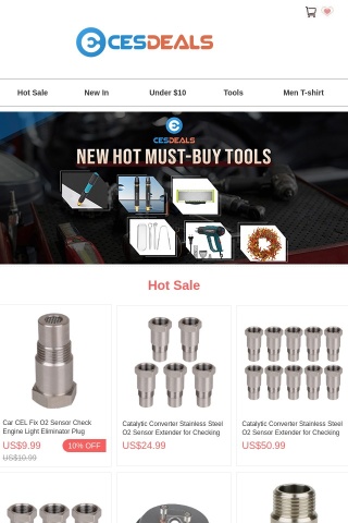 Monday 100+ New Arrivals Tools You May Like! There Are Also Newly Developed T-shirts | Cesdeals