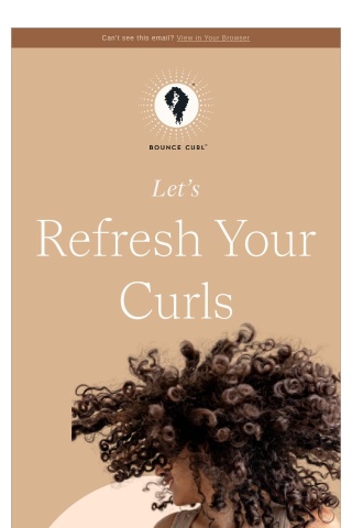 It’s time to refresh your curls