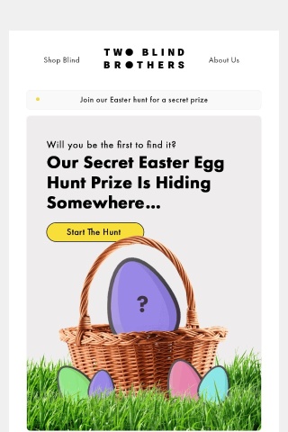 Join our Easter hunt for a secret prize 🐶
